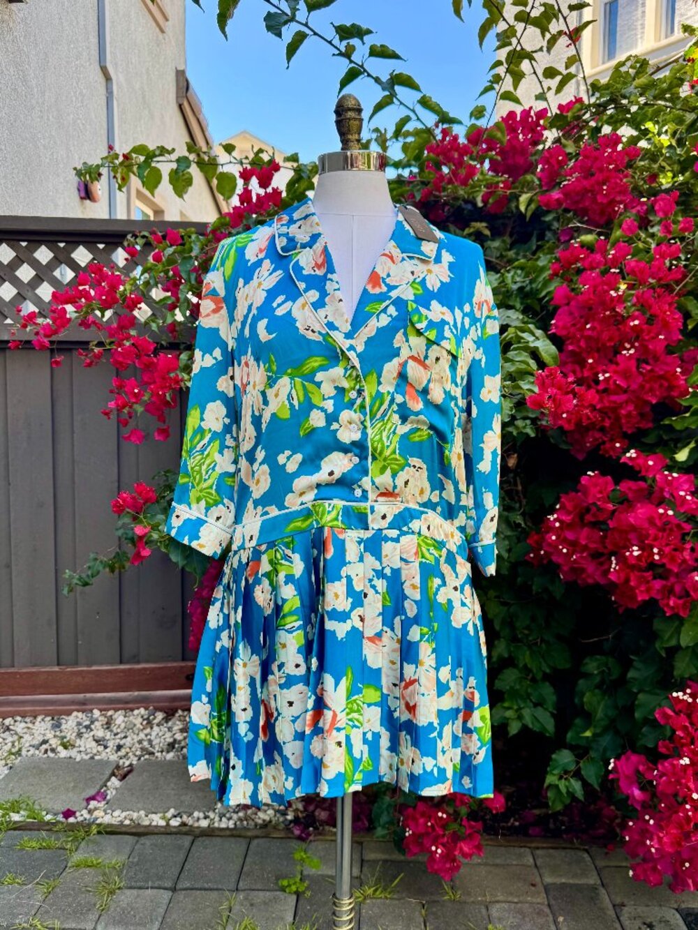 Lucca Couture Priscilla Printed Shirtdress - NWT